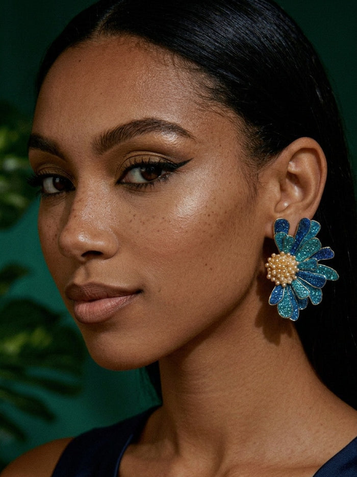 Mardi Floral Studs