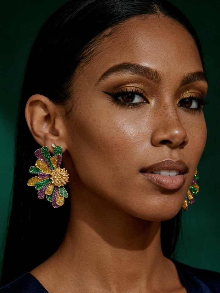 Mardi Floral Studs