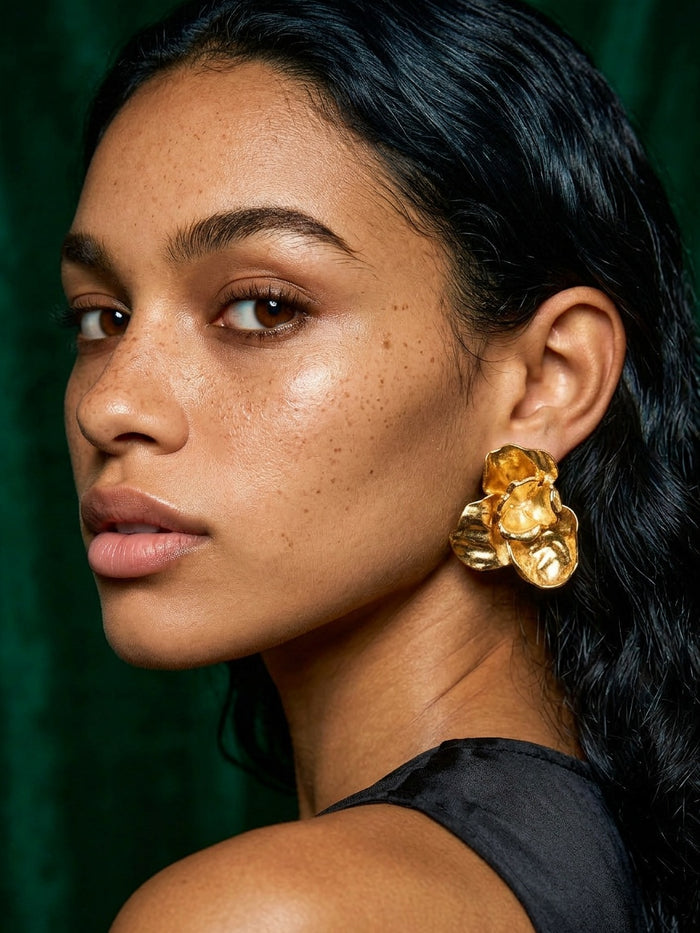 Pleated Mini Studs