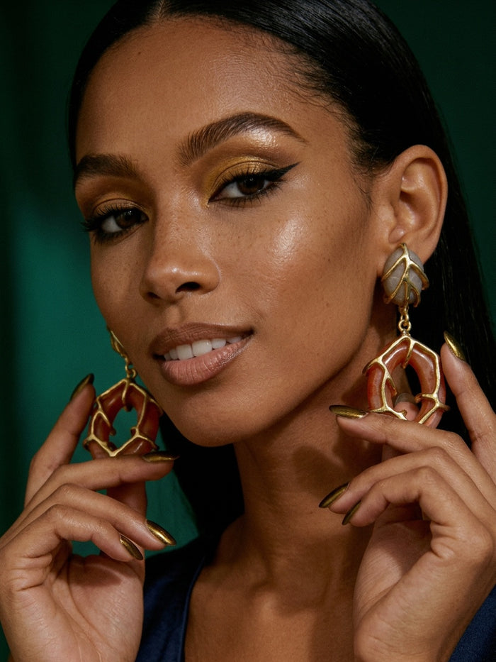 Branchy Floral Dangle