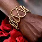 Wavy Mesh Cuff