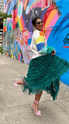 Rainbow Striped Knit