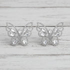 Butterfly Crystal Studs