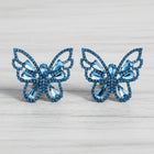 Butterfly Crystal Studs