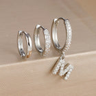 3pc Silver Initial