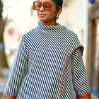 Striped Casual Coat