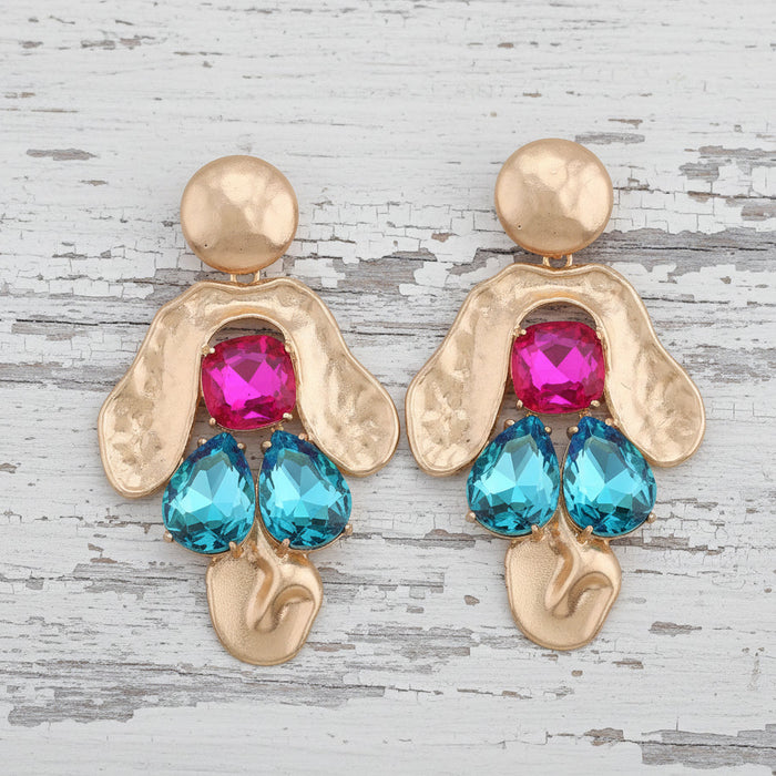 Boho Brass Crystal