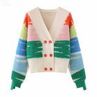 Rainbow Striped Knit