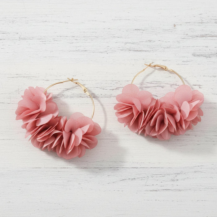 Aloha Bloom Hoops