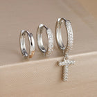 3pc Silver Initial