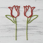 Rose Crystal Studs